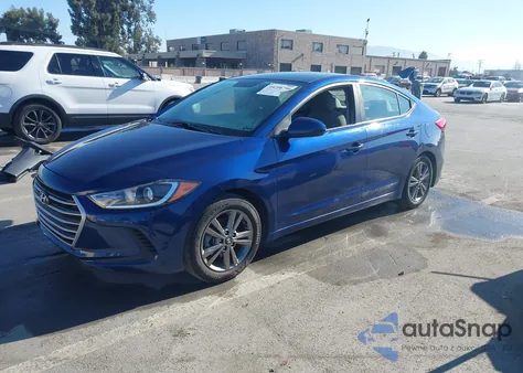 2018 Hyundai Elantra Sel z USA, uszkodzony, nr VIN 5NPD84LF6JH233208